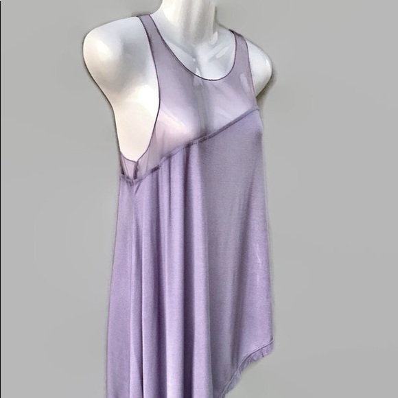 Free People NWT Lavender Asymmetrical Top, XS - Picture 4 of 8